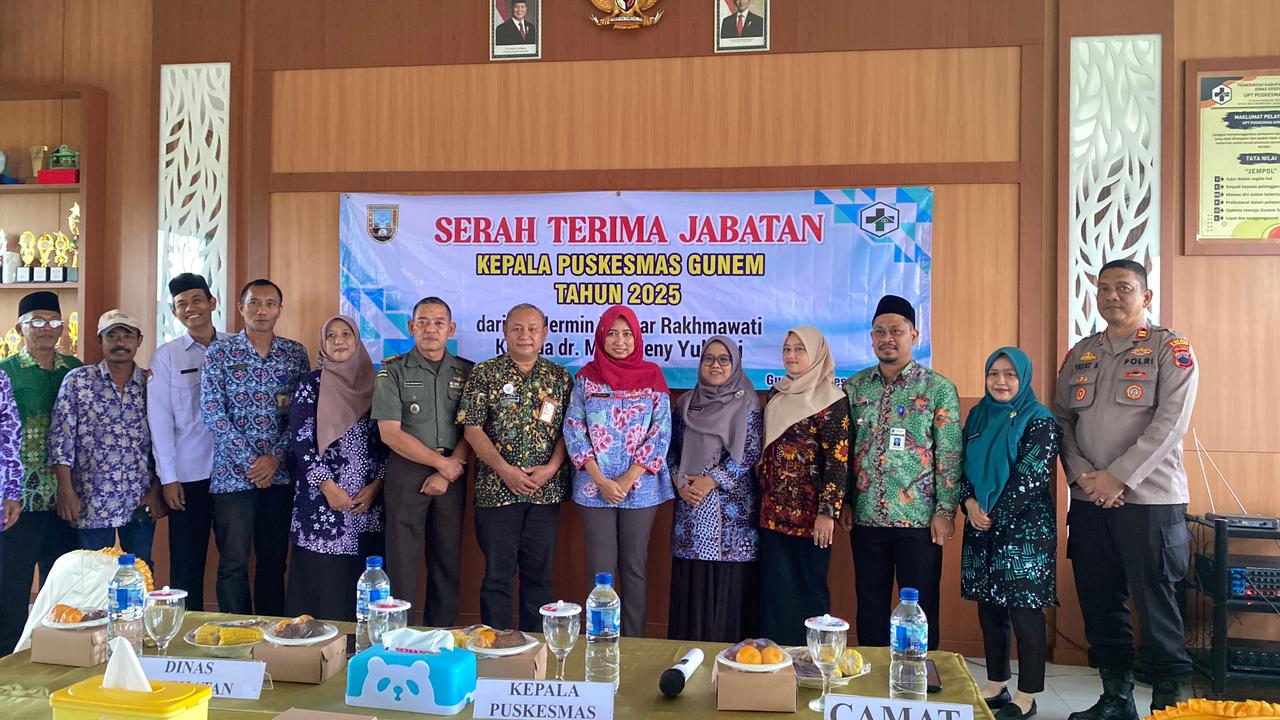Serah Terima Jabatan Kepala Puskesmas Gunem