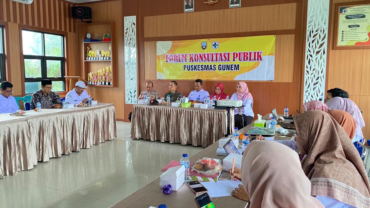 Forum Konsultasi Publik Puskesmas Gunem Bahas Peningkatan Kesiapsiagaan Layanan Ambulans
